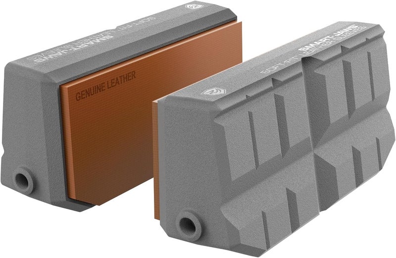 Real Avid Smart Jaws | Upgraded Vise Jaws | Versatile Vise Jaw Pads for Optimal Secure Fit on Variety of Shapes and Sizes (Soft-Fit Leather Sleeves) - Image 1